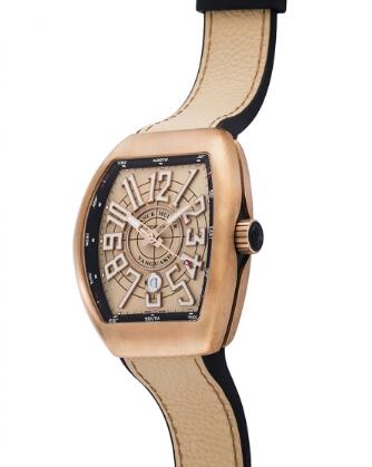 FRANCK MULLER V 45 SC DT CIR CREME BR BZ VANGUARD BRONZE Replica Watch